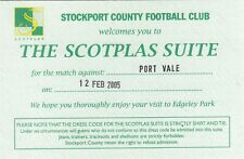 Ticket stockport county for sale  YORK