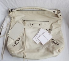 Bolsa Hobo 11' Balenciaga Couro Creme Desgastado The Day One Ombro Tote Mão comprar usado  Enviando para Brazil