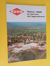Dépliant feuillets kuhn d'occasion  Calonne-Ricouart
