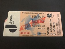 Ternana galatina biglietto usato  Pistoia