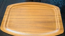 Usado, Bandeja de madeira compensada curva rara X-Grande vintage Saito – 27” moderna meados do século comprar usado  Enviando para Brazil