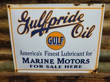gulfpride sign for sale  Shavertown