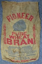 Vintage burlap advertising for sale  Wilton