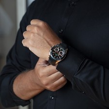 Jaguar herrenuhr leder gebraucht kaufen  Köthen