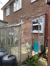 Lean greenhouse 6x8m for sale  MILTON KEYNES