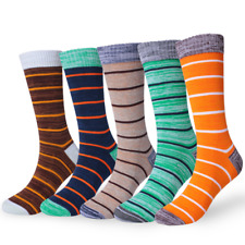 5 pares de meias masculinas casual trabalho esportes algodão rico designer meia tamanho Reino Unido 6-14 comprar usado  Enviando para Brazil