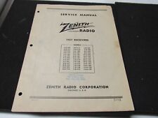 Zenith service manual for sale  Menlo Park