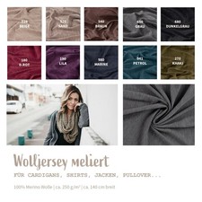 Wolljersey meliert meterware gebraucht kaufen  Renchen