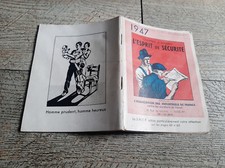Calendrier 1947 accidents d'occasion  Tours-