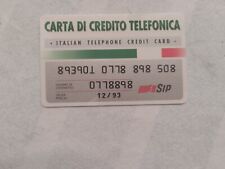 Carta credito telefonica usato  Italia