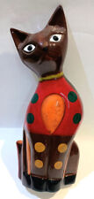 Katze keramik figur gebraucht kaufen  Tespe