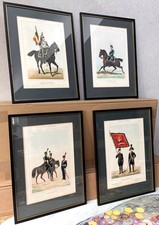 Antique prints military for sale  BEDFORD