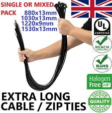 Abraçadeiras longas pretas 880mm-1530mm PACOTE ÚNICO OU MISTO QUALIDADE PREMIUM Grátis P&P comprar usado  Enviando para Brazil