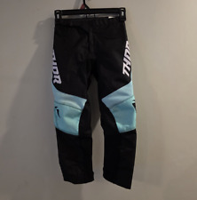 CALÇA DE MOTOCROSS THOR SECTOR CHEVRON YOUTH 22 PRETA/TURQUESA, usado comprar usado  Enviando para Brazil