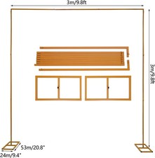 Adjustable wedding backdrop for sale  DUNSTABLE