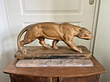 Ancien sculpture lionne d'occasion  Caen
