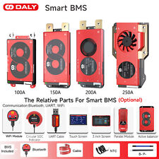 Daly 3S-24S 40A-250A LiFePo4 Li-ion Smart BT/Wifi BMS Balance & Bluetooth Module comprar usado  Enviando para Brazil