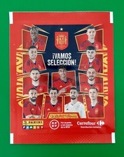 PANINI SEALED PACK UEFA EURO 2024 Spanish TEAM POCHETTE BUSTINA SOBRE CARREFOUR  comprar usado  Enviando para Brazil