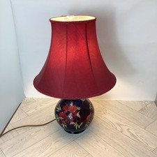 Moorcroft pottery lamp for sale  TORQUAY