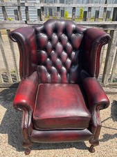 brown leather wing chair for sale brown leather wing chair for sale SCUNTHORPE