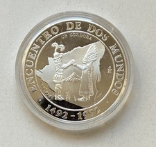 Usado, NICARÁGUA - 1991 1 Córdoba PROOF Prata - 1ª Série Ibero-Americana comprar usado  Enviando para Brazil