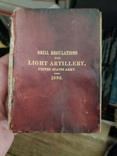 Manual  Drill Regulations Lt. Artillery 1896 Antique comprar usado  Enviando para Brazil