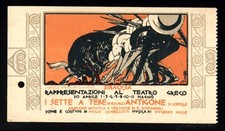 Biglietto ingresso teatro usato Biglietto ingresso teatro usato  Ragusa