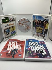 Nintendo Wii Play, Just Dance 1 e 3, High School Musical Sing It com manuais comprar usado Nintendo Wii Play, Just Dance 1 e 3, High School Musical Sing It com manuais comprar usado  Enviando para Brazil