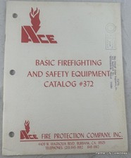 Catálogo de equipos de extinción de incendios Ace vintage c1970 Burbank CA segunda mano  Embacar hacia Mexico
