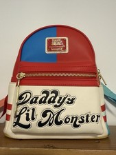 MINI MOCHILA LOUNGEFLY MARVEL - ESQUADRÃO SUICIDA HARLEY QUINN - Feminina comprar usado  Enviando para Brazil