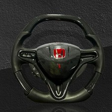  Volante de fibra de carbono para Honda Civic FD2/FN2 2006-12 comprar usado  Enviando para Brazil