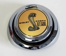 NOVO 1967 - 1968 Mustang Shelby Cobra tampa de gás ouro pop aberto cobra emblema GT500 comprar usado  Enviando para Brazil