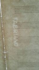 Vecchio foglio pentagrammato usato  Macerata