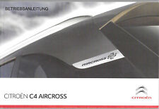 CITROEN C4 AIRCROSS Bedienungsanleitung 2010 Betriebsanleitung Handbuch BA comprar usado  Enviando para Brazil