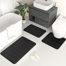 Alfombra suave absorbente de espuma viscoelástica alfombra de baño antideslizante baño piso ducha alfombra segunda mano  Embacar hacia Mexico