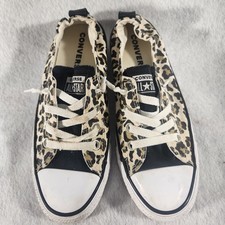 Usado, Tênis Converse Shoreline Salto Elástico Estampa Leopardo Feminino 8.5 Branco Bronzeado Preto comprar usado  Enviando para Brazil