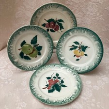 Antique majolica plates d'occasion  France