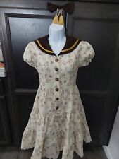 Bodyline Lolita Gingham Vestido Floral Talla M Falda Cinta Arco de Cabello Importación de Japón, usado segunda mano  Embacar hacia Argentina