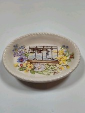 Vintage Lownds Pateman- Porcelana, Saboneteira- Bandeja de Bugigangas, Inglaterra comprar usado  Enviando para Brazil