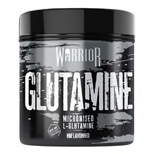 Pó de glutamina Warrior 60 porções puro micronizado L-glutamina aminoácido 300g comprar usado  Enviando para Brazil