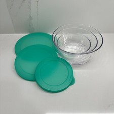 Tupperware Conjunto de 3 Tigelas Claramente Elegantes Verde Claro e Esmeralda NOVO EM FOLHA comprar usado  Enviando para Brazil