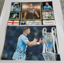 MANCHESTER CITY KYLE WALKER 3 X ASSINADO 6 X 4 FOTO MEMORABILA BOGOF, usado comprar usado  Enviando para Brazil