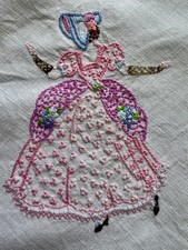 Vintage tablecloth embroidered for sale  SHEFFIELD