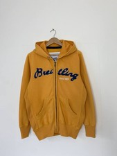 Moletom com capuz Breitling since 1884 bordado logotipo grande amarelo com zíper comprar usado  Enviando para Brazil