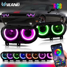 Rgb led headlights for sale  USA