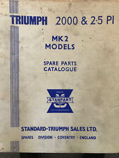 Ersatzteilkatalog triumph 2000 gebraucht kaufen  Waltrop