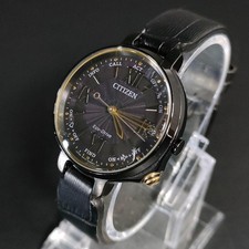 Relógio solar Citizen W410 preto 100º aniversário usado comprar usado  Enviando para Brazil