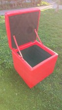 Pouf contenitore ecopelle usato  Pistoia