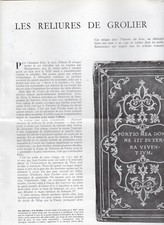Reliures grolier article d'occasion  Saint-Quentin