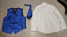 Boys blue satin for sale  UK